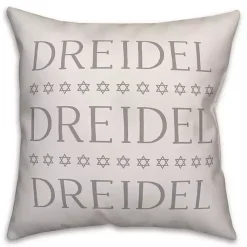 Hanukkah Decorations>Kirklands Home Dreidel Dreidel Dreidel Pillow