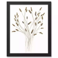 Kirklands Home Dried Florals 4-pc. Framed Canvas Art Print Set White New