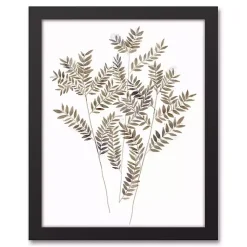 Kirklands Home Dried Florals 4-pc. Framed Canvas Art Print Set White New