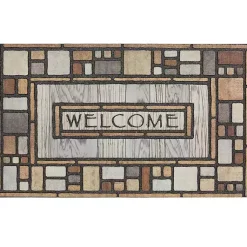 Kirklands Home Drifted Nature Welcome Doormat Multi Clearance