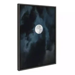 Kirklands Home Driftless Moon Framed Canvas Art Print