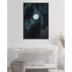Kirklands Home Driftless Moon Framed Canvas Art Print