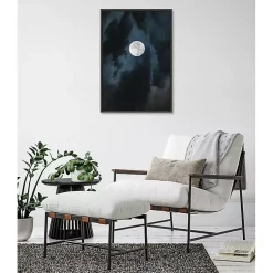Kirklands Home Driftless Moon Framed Canvas Art Print