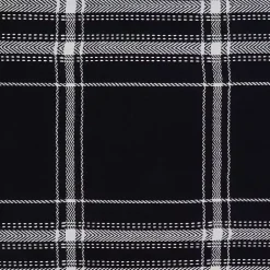 Kirklands Home Dual White and Black Cotton Placemats, Set of 4 Best
