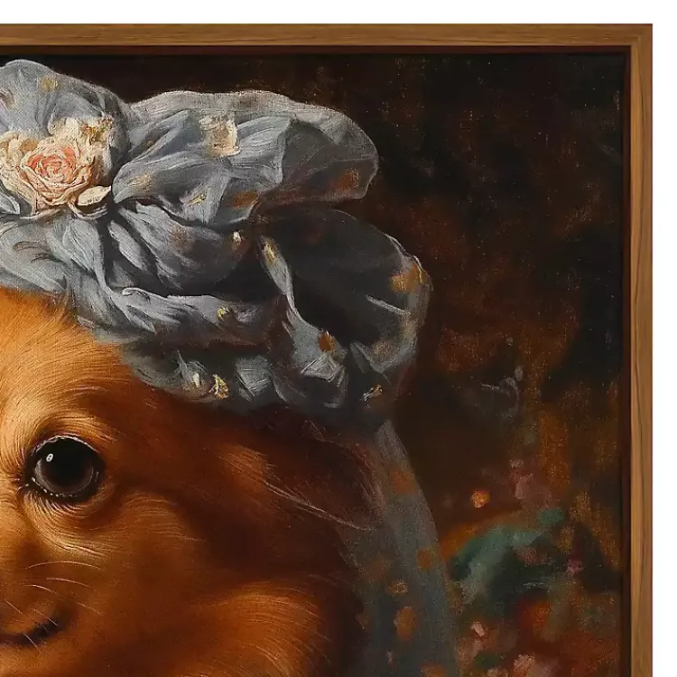 Kirklands Home Duchess Daphne Daintypaws Framed Art Print Multi New