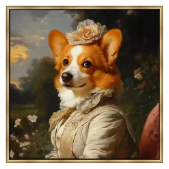 Kirklands Home Duchess Wilhelmina Wagglesworth Framed Art Print Multi Sale