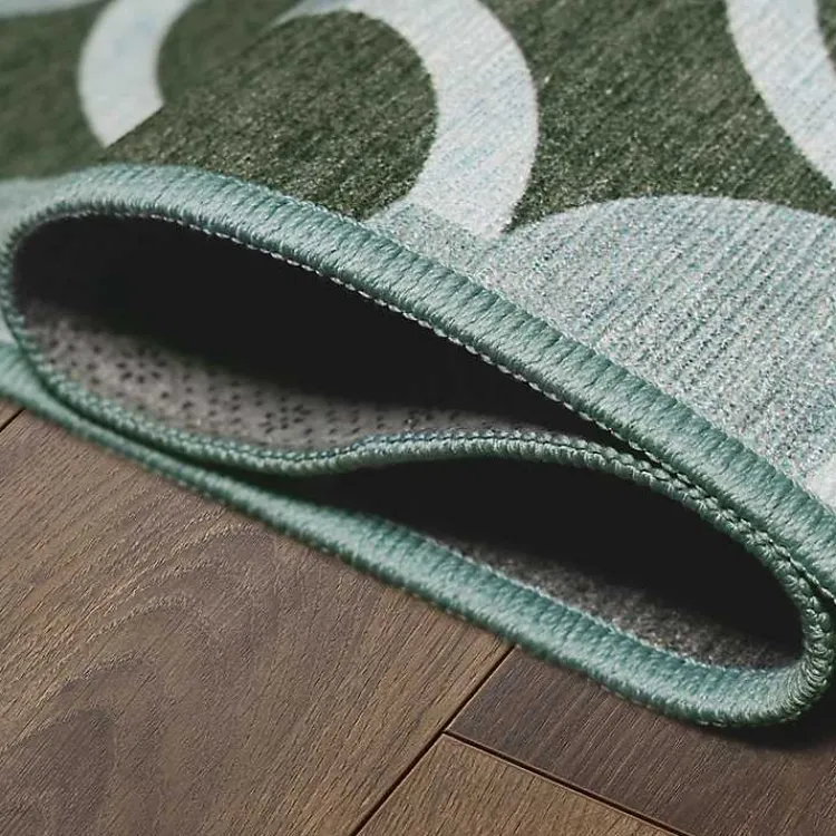 Kirklands Home Dula Sage Green Washable Area Rug, 3x5 Best