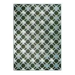 Kirklands Home Dula Sage Green Washable Area Rug, 5x7 Outlet