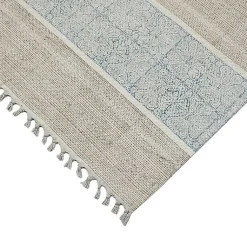 Kirklands Home Dune Stone Geometric Area Rug, 5x7 Blue Hot
