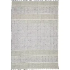 Kirklands Home Dune Stone Geometric Area Rug, 7x10 Blue Best