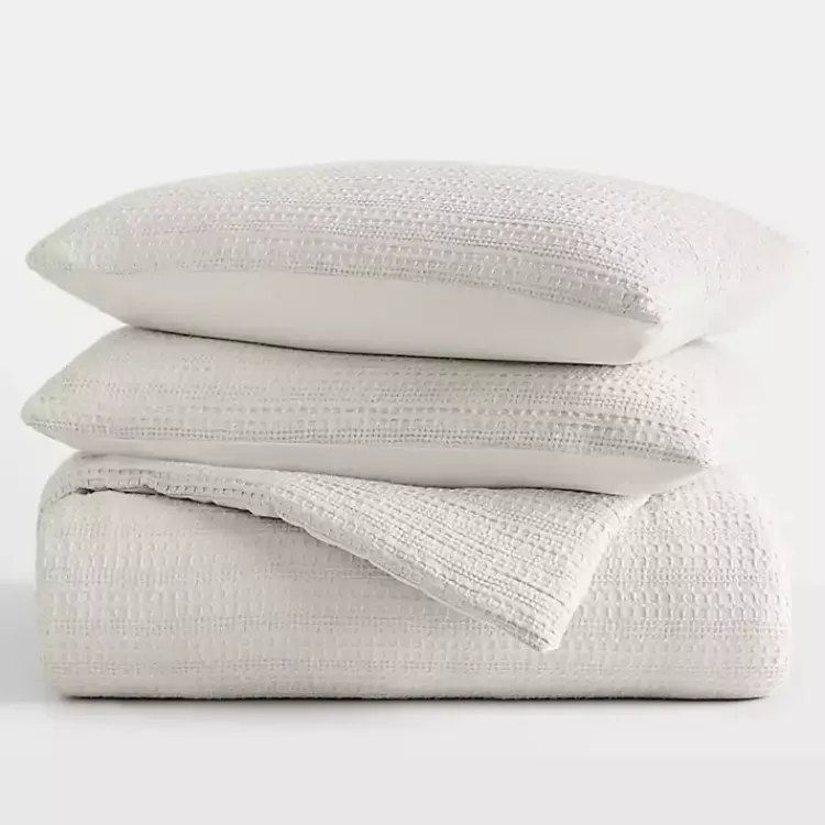 Kirklands Home Dune Waffle Ultra-Soft 3-pc. King Comforter Set Tan Outlet
