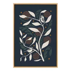 Kirklands Home Duo Bird Branch Framed Canvas Art Print Clearance
