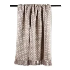 Blankets & Throws>Kirklands Home Dusty Lilac Urban Check Throw