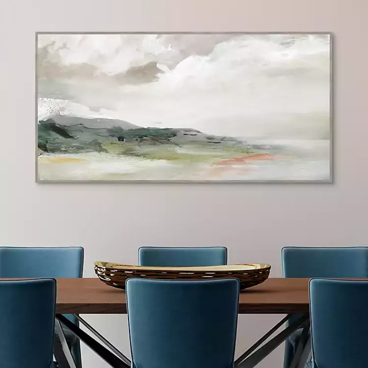 Kirklands Home Earth and Clouds Abstract Framed Wall Art Outlet