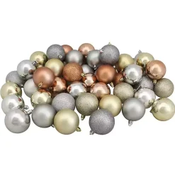 Christmas Ornaments>Kirklands Home Earth Tones Shatterproof Ball Ornaments, Set of 60