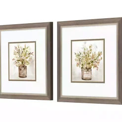 Kirklands Home Earthy Garden Framed Art Prints, Set of 2 Outlet