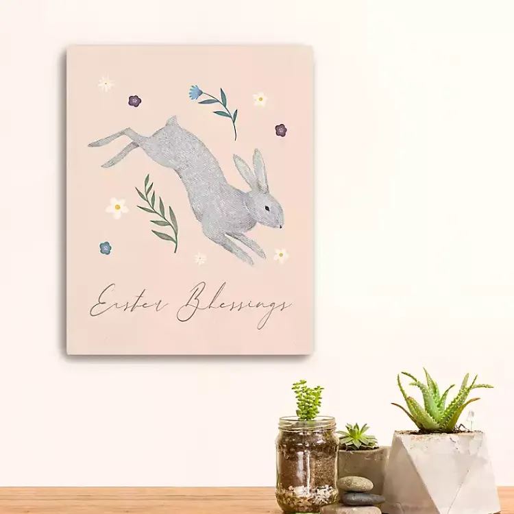 Easter Decorations>Kirklands Home Easter Blessings Canvas Art Print