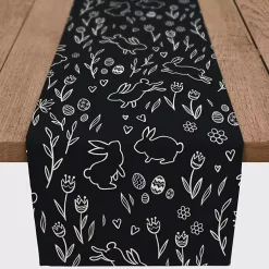 Easter Decorations>Kirklands Home Easter Chalk Outline Table Runner, 90 in.