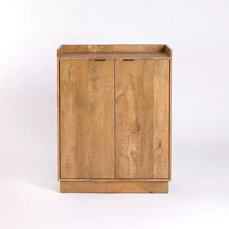 Kirklands Home Easton Mango Wood Bar Cabinet Tan Best