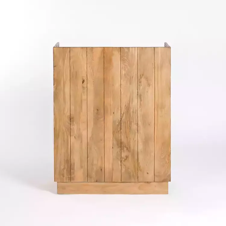 Kirklands Home Easton Mango Wood Bar Cabinet Tan Best