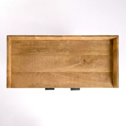 Kirklands Home Easton Mango Wood Bar Cabinet Tan Best