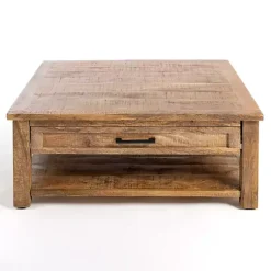Kirklands Home Easton Mango Wood Coffee Table Brown Online