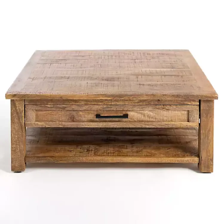 Kirklands Home Easton Mango Wood Coffee Table Brown Online