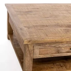 Kirklands Home Easton Mango Wood Coffee Table Brown Online