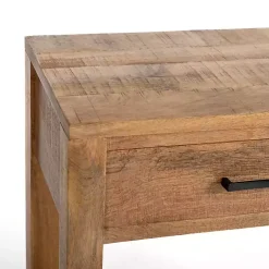Kirklands Home Easton Mango Wood Console Table Brown Discount