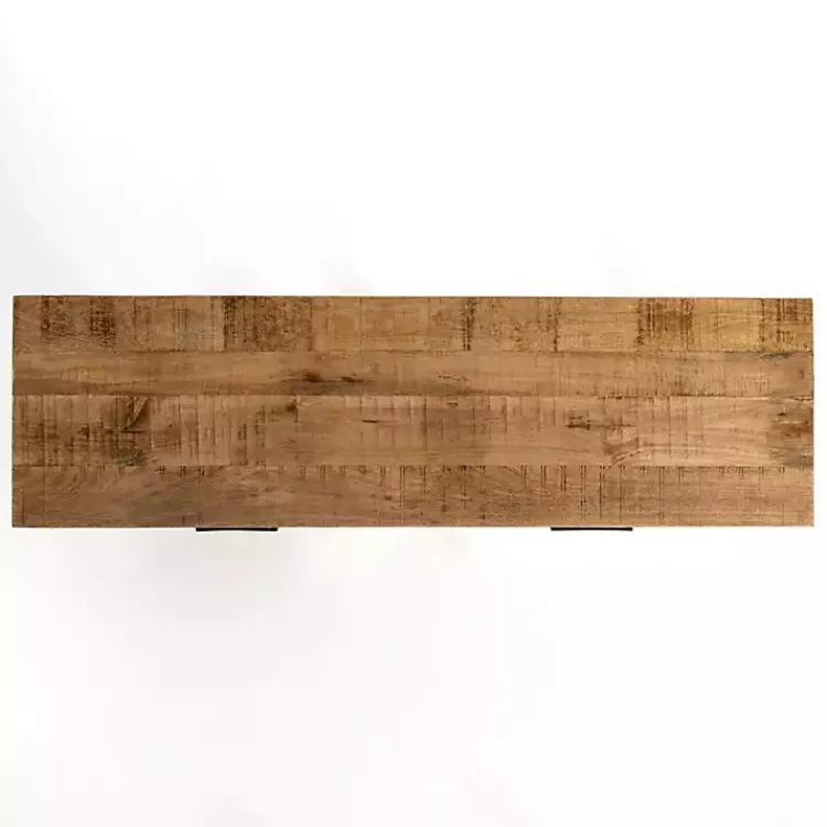 Kirklands Home Easton Mango Wood Console Table Brown Discount