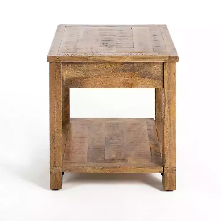 Kirklands Home Easton Mango Wood Side Table Brown Online