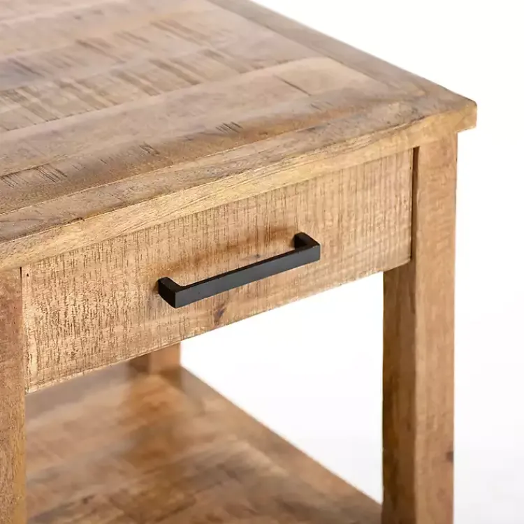 Kirklands Home Easton Mango Wood Side Table Brown Online