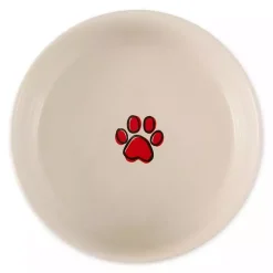 Kirklands Home Eat & Drink Large Striped Pet Bowls, Set of 2 Multi New