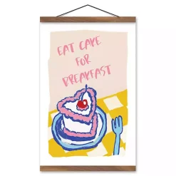 Kirklands Home Eat Cake for Breakfast Hanging Wall Sign Online