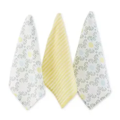 Easter Decorations>Kirklands Home Eggs and Greenery Kitchen Towels, Set of 3