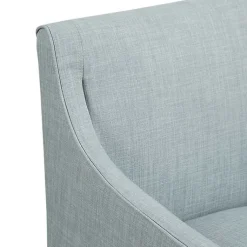 Kirklands Home Elaine Upholstered Skirted Dining Chair Blue Sale