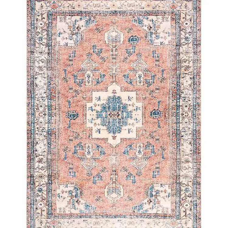 Kirklands Home Eleanor Medallion Washable Area Rug, 4x6 Hot
