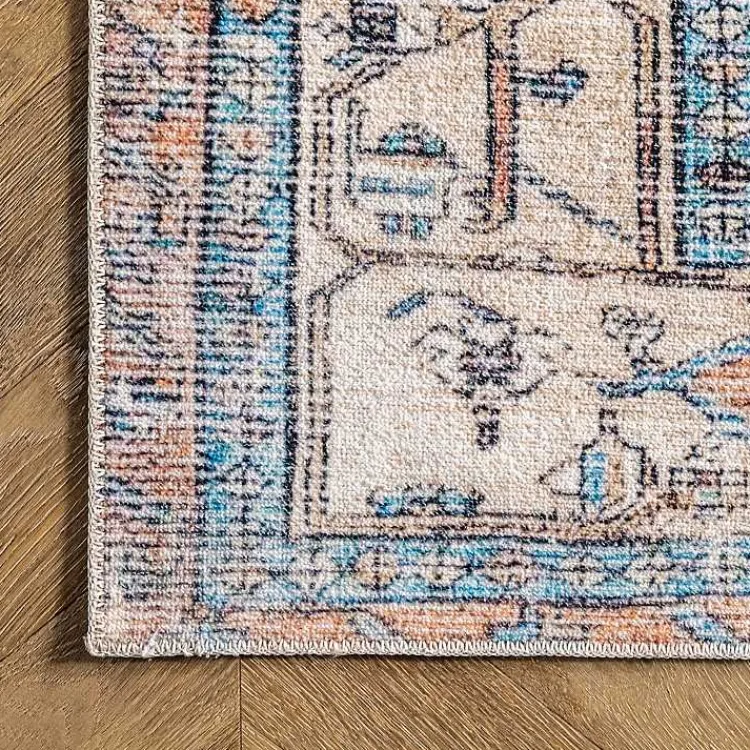 Kirklands Home Eleanor Medallion Washable Area Rug, 4x6 Hot