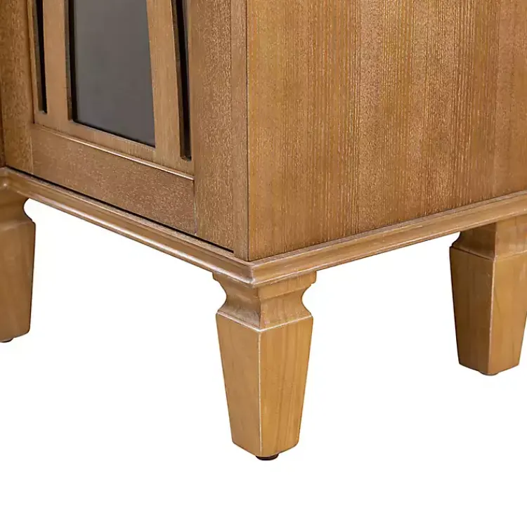 Kirklands Home Eleanora Acorn Wood 4-Door Sideboard Brown Discount