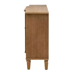 Kirklands Home Eleanora Acorn Wood 4-Door Sideboard Brown Discount
