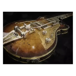 Kirklands Home Electric Guitar Canvas Art Print New