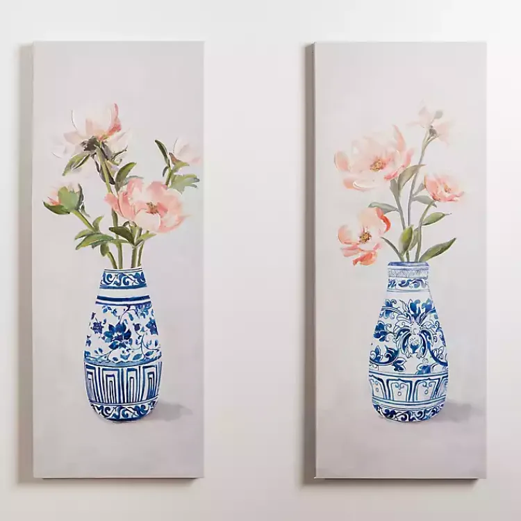 Kirklands Home Elegant Arrangement Canvas Art Prints, Set of 2 Outlet