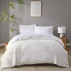 Kirklands Home Elegant Geo Hem Microfiber 4-pc. Full Sheet Set Discount
