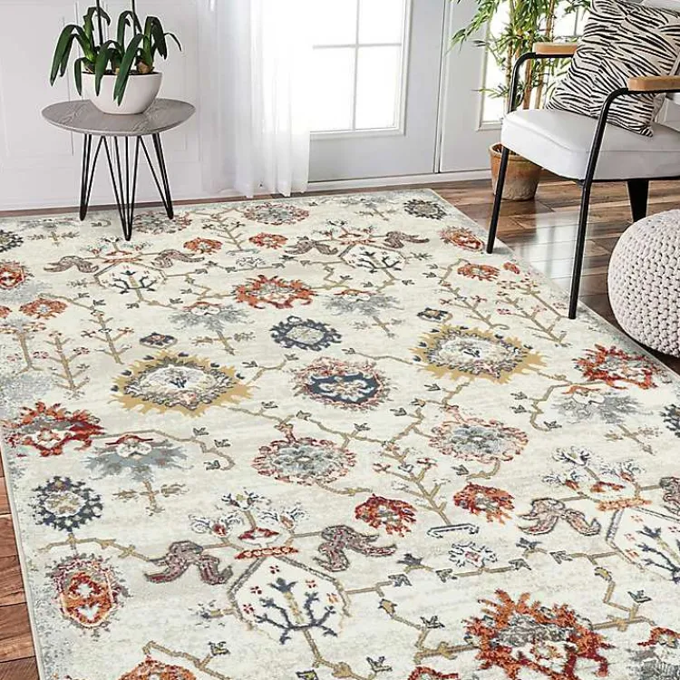 Kirklands Home Elina Beige Accent Rug, 2x3 Tan New