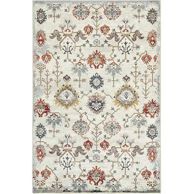 Kirklands Home Elina Beige Area Rug, 7x9 Tan Best