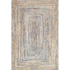 Kirklands Home Ella Hand Braided Jute Rug, 7x9 Tan Hot