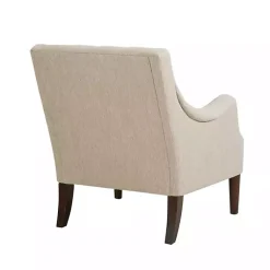 Kirklands Home Elle Tufted Beige Accent Chair Tan Clearance