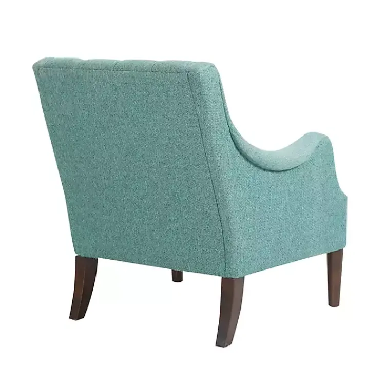 Kirklands Home Elle Tufted Teal Accent Chair Green Online