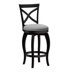Kirklands Home Ellendale Black Swivel Counter Stool Outlet
