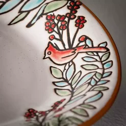 Christmas Dining & Entertaining>Kirklands Home Embossed Woodland Christmas Serving Platter
